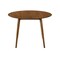 Armen Living Arcadia and Juno 42" Round Blue and Walnut Wood 5 Piece Dining Set SETARDI5JNWABLU42 - alternate 3